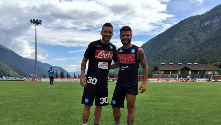 I fratelli Insigne a Dimaro nel 2016 nella foto SSC Napoli I fratelli Insigne a Dimaro nel 2016 nella foto SSC Napoli