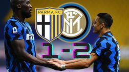 Parma-Inter risultato finale 1-2: doppio Sanchez e Milan a -6