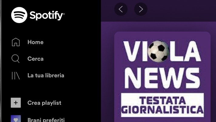 Violanews “sbarca” su Spotify e Spreaker con tanti podcast Violanews “sbarca” su Spotify e Spreaker con tanti podcast - immagine 1