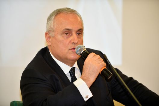(Photo by Marco Rosi - SS Lazio/Getty Images) lazio cori lotito