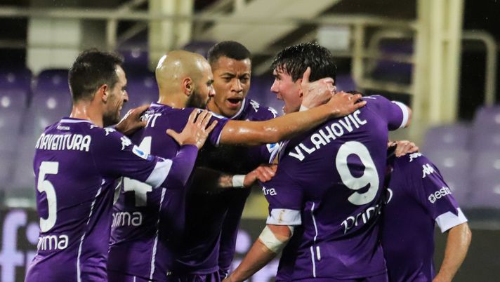 GERMOGLI PH: 23 GENNAIO 2021 FIRENZE STADIO ARTEMIO FRANCHI SERIE A FIORENTINA VS CROTONE NELLA FOTO GOL ED ESULTANZA VLAHOVIC GERMOGLI PH: 23 GENNAIO 2021 FIRENZE STADIO ARTEMIO FRANCHI SERIE A FIORENTINA VS CROTONE NELLA FOTO GOL ED ESULTANZA VLAHOVIC