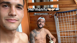 FOTO: Quarta e Nico si rilassano in terrazza… col mate