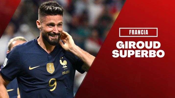 Olivier Giroud Francia-Australia 4-1 Mondiali Qatar 2022 Pagelle