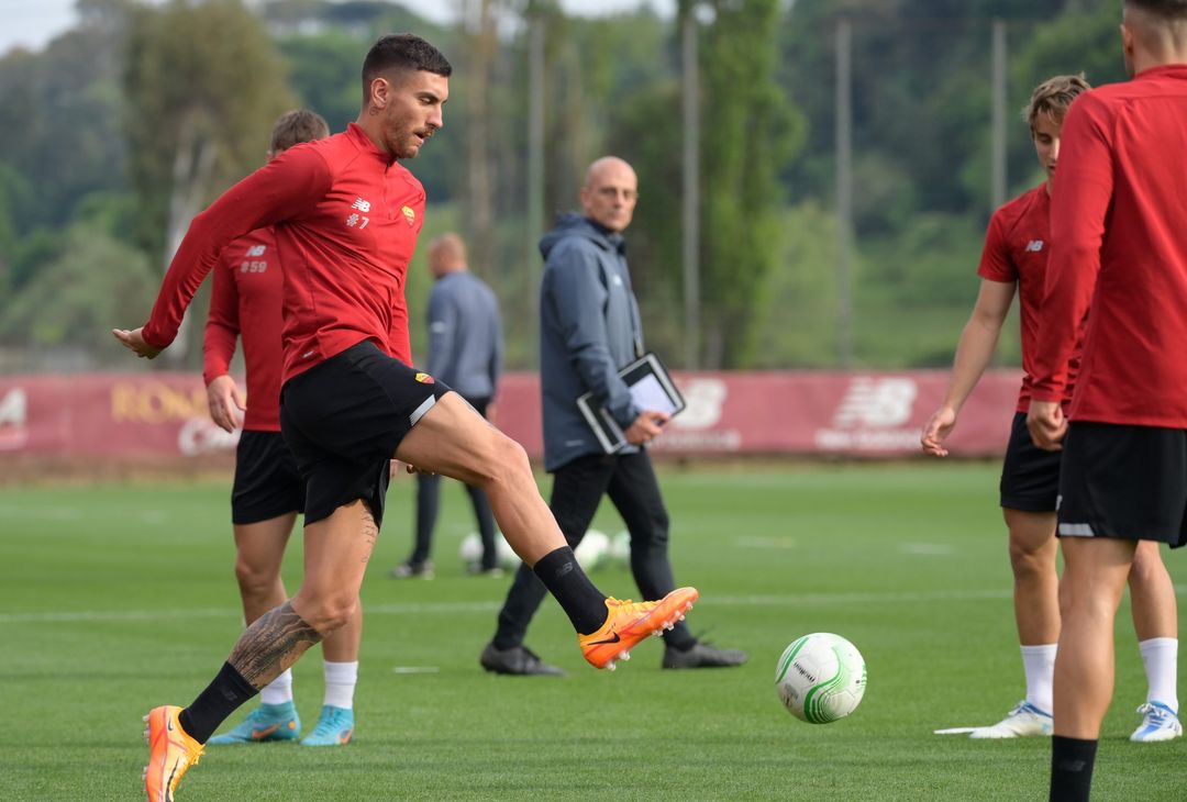 Roma in campo per preparare la semifinale contro il Leicester – FOTO GALLERY- immagine 1