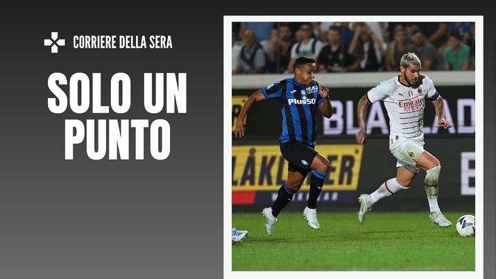 Theo Hernández (difensore AC Milan) qui durante Atalanta-Milan 1-1 (Serie A 2022-2023) | News (Getty Images) Theo Hernández AC Milan Atalanta-Milan 1-1 Serie A 2022-2023