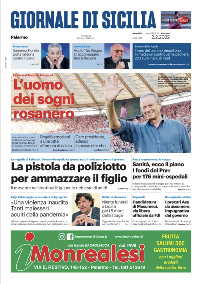 prima pagina