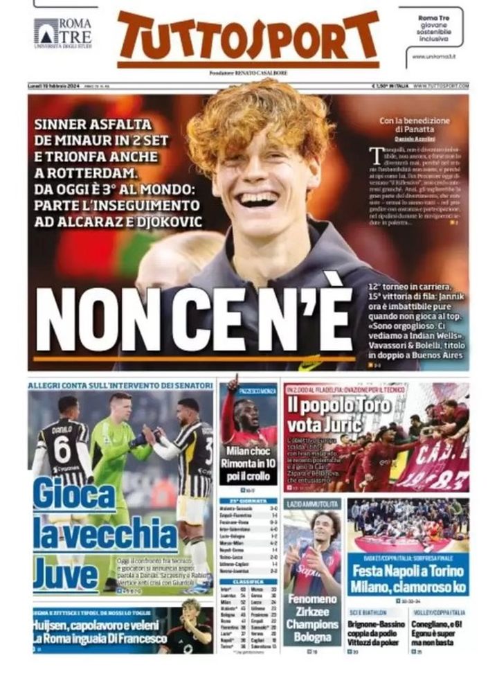 EDICOLA / TS: Gioca la vecchia Juve. Milan choc, rimonta poi crolla - immagine 1