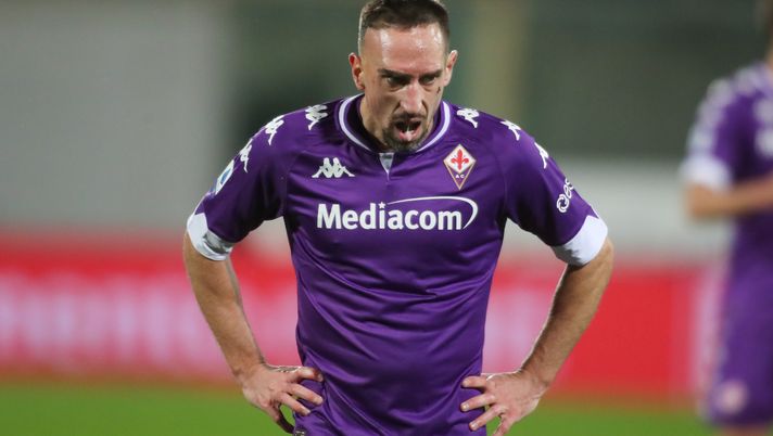 GERMOGLI PH: 23 GENNAIO 2021 FIRENZE STADIO ARTEMIO FRANCHI SERIE A FIORENTINA VS CROTONE NELLA FOTO RIBERY 