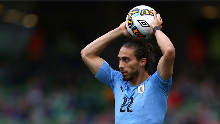 DUBLIN, IRELAND - JUNE 04: Martin Caceres of Uruguay prepares to take a throw in during the International Friendly match between Republic of Ireland and Uruguay at Aviva Stadium on June 4, 2017 in Dublin, Ireland. (Photo by Ian Walton/Getty Images) DUBLIN, IRELAND - JUNE 04: Martin Caceres of Uruguay prepares to take a throw in during the International Friendly match between Republic of Ireland and Uruguay at Aviva Stadium on June 4, 2017 in Dublin, Ireland. (Photo by Ian Walton/Getty Images)