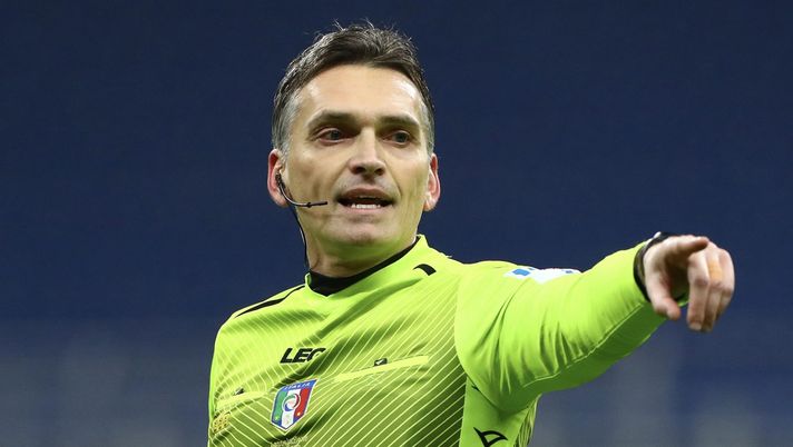 L'arbitro Massimiliano Irrati di Pistoia durante Milan-Juventus (Serie A 2020-2021) | AC Milan News (Getty Images) 