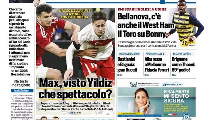 EDICOLA TS – Grane personali di Zhang, rischio maxi stop per Acerbi: grossi guai - immagine 1