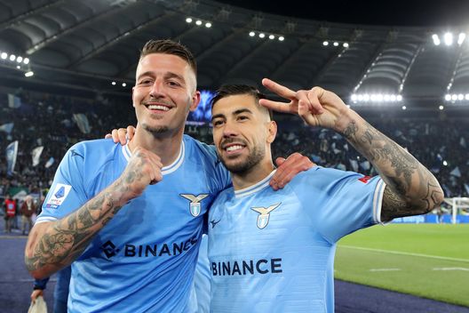 Milinkovic e Zaccagni Milinkovic e Zaccagni