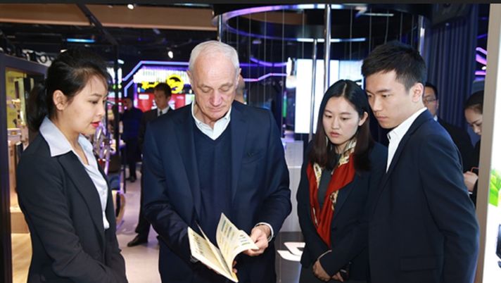 Zhang-Percassi, la santa alleanza. E un dono da Bergamo è custodito solennemente a Nanchino - immagine 1