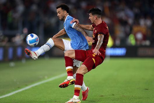 Felipe Anderson e Roger Ibanez (Photo by Paolo Bruno/Getty Images) lazio roma