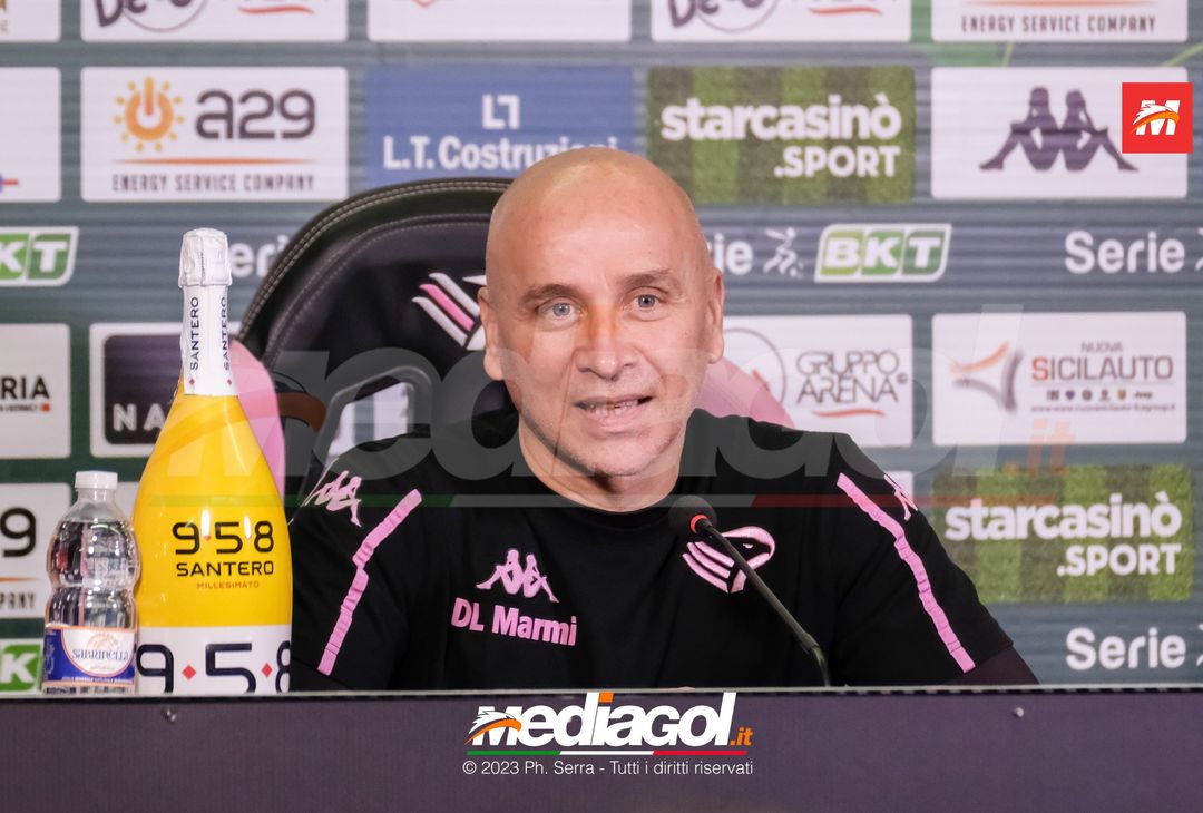 FOTO PALERMO, verso il l’Ascoli: Mister Eugenio Corini in sala stampa (Gallery) - immagine 26