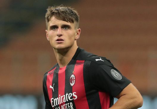 Lorenzo Colombo, attaccante AC Milan Lorenzo Colombo, attaccante AC Milan