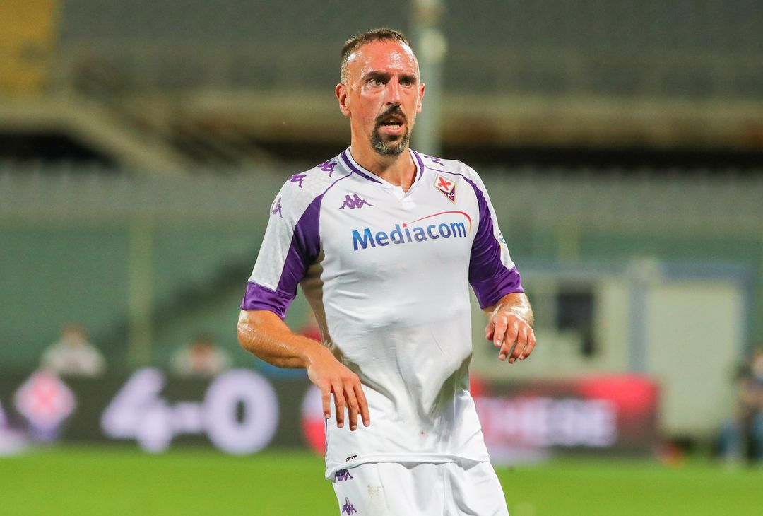  GERMOGLI PH: 6 SETTEMBRE 2020 FIRENZE STADIO ARTEMIO FRANCHI FIORENTINA VS LUCCHESE NELLA FOTO RIBERY 