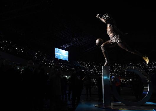 (Photo by SSC NAPOLI/SSC NAPOLI via Getty Images) maradona