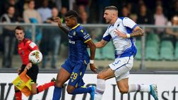 Serie A, Sampdoria sconfitta anche in casa del Verona. Titolare il giovane Salcedo