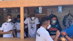 VIDEO Osimhen, Mario Rui e Demme lasciano lo store