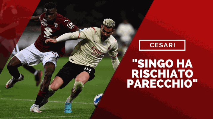 Cesari: 'Contrasto Singo-Theo? E' un contatto spalla contro schiena' (getty images)