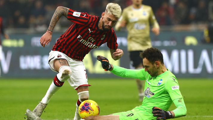 Samu Castillejo durante Milan-Spal di Coppa Italia (credits: GETTY Images) Samu Castillejo durante Milan-Spal di Coppa Italia (credits: GETTY Images)
