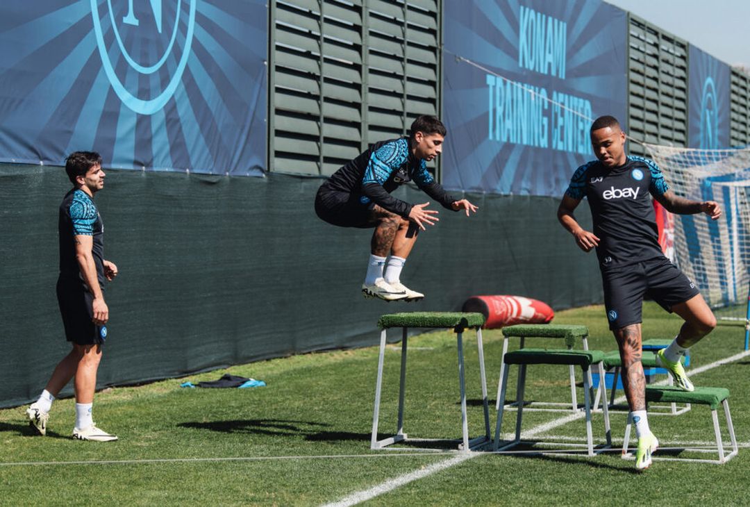 GALLERY Gli azzurri preparano il big match contro l’Inter in campionato- immagine 1