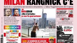 GAZZETTA DELLO SPORT – La prima pagina di oggi, 15 maggio 2020