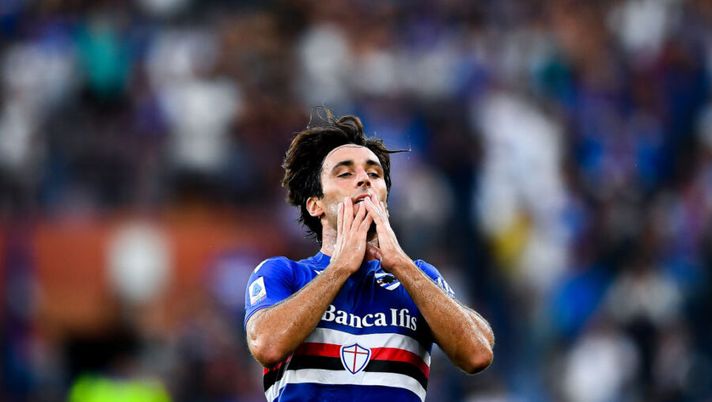 GENOA, ITALY - SEPTEMBER 23: Tommaso Augello of Sampdoria reacts during the Serie A match between UC Sampdoria and SSC Napoli at Stadio Luigi Ferraris on September 23, 2021 in Genoa, Italy. (Photo by Getty Images) Augello: “Faccio il fanta, ma qui si esagera! Non mi sono preso, i miei amici hanno speso troppo” - immagine 1