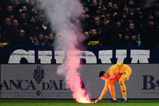 (Photo by MARCO BERTORELLO/AFP via Getty Images) Sanremo, Geolier: “Gollini viene spesso in studio, abbiamo fatto un freestyle”- immagine 2