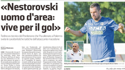 Messaggero Veneto: «Nestorovski uomo d’area: vive per il gol»