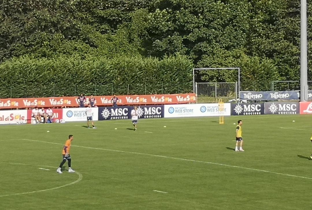 FOTO Partitella a campo ridotto durante l’allenamento pomeridiano - immagine 2