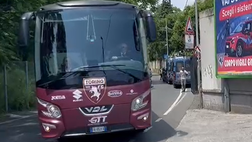 Video – Spezia-Torino, l’arrivo del pullman granata allo stadio