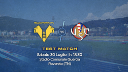 Amichevoli Verona, il 30 luglio gialloblù con la Cremonese