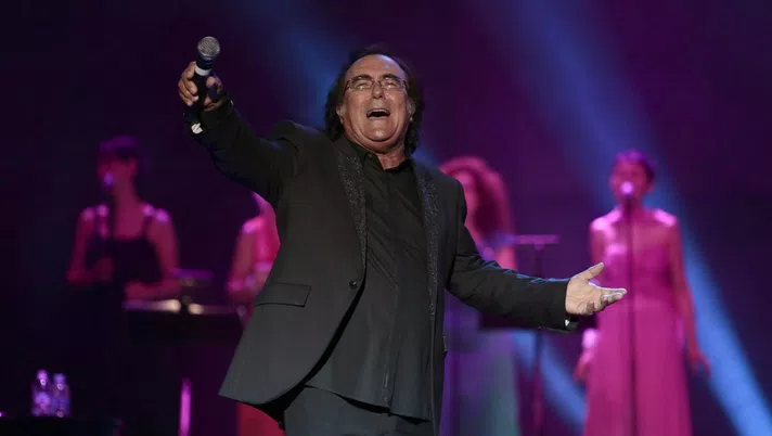 GIRONA, SPAIN - AUGUST 05: Al Bano Carrisi performs on stage his last show 'AL BANO in concert- special guest ROMINA POWER' during the Festival Castell Peralada on August 5, 2014 in Peralada, Girona, Spain.  (Photo by Miquel Benitez/Getty Images)