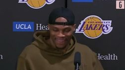 VIDEO / Westbrook stizzito ride in faccia al giornalista: “Ecco dov’ero a fine partita”