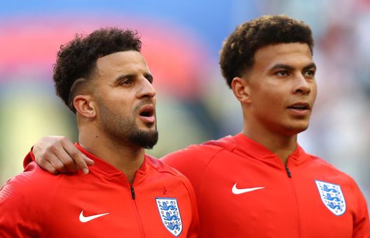 Kyle Walker e Dele Alli, Inghilterra (Foto Ryan Pierse/Getty Images) Kyle Walker e Dele Alli, Inghilterra (Foto Ryan Pierse/Getty Images)