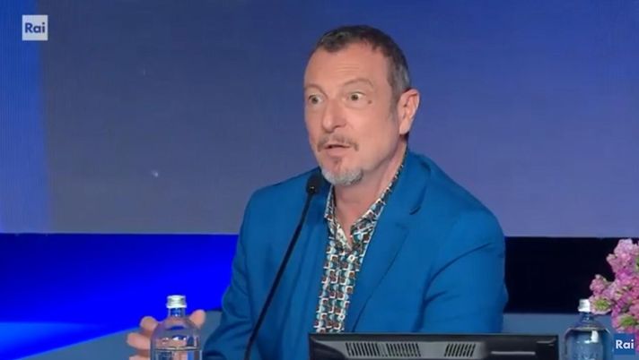 Amadeus insiste: “Voglio la seconda stella. Inter forte, vogliamo parlare di Pavard?” Amadeus insiste: “Voglio la seconda stella. Inter forte, vogliamo parlare di Pavard?” - immagine 1