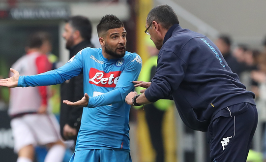 Insigne e Sarri Insigne e Sarri