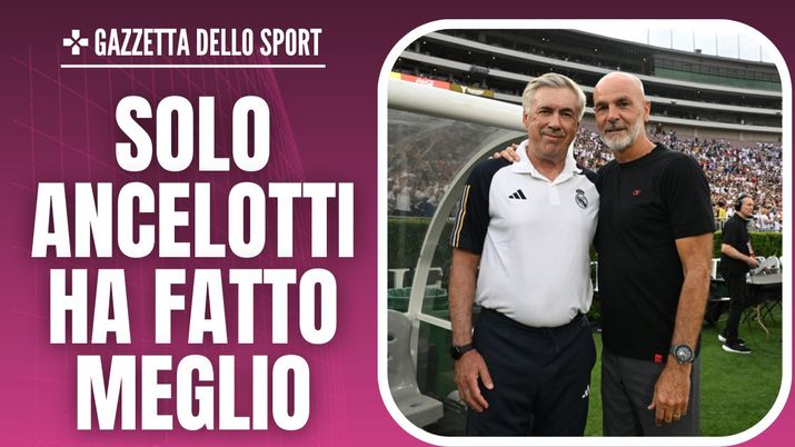 Ancelotti Pioli amichevole Real Madrid-Milan 3-2 precampionato 2023-2024