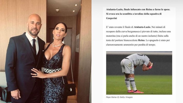 La moglie di Reina infuriata dopo il lancio di oggetti al portiere: “Questo non è calcio” - immagine 1