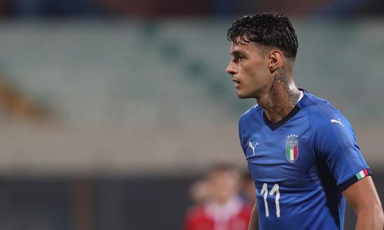 CATANIA, ITALY - SEPTEMBER 06: Gianluca Scamacca of Italy during the U21 International Friendly match between Italy and Moldova at Stadio Angelo Massimino on September 5, 2019 in Catania, Italy. (Photo by Maurizio Lagana/Getty Images) CATANIA, ITALY - SEPTEMBER 06: Gianluca Scamacca of Italy during the U21 International Friendly match between Italy and Moldova at Stadio Angelo Massimino on September 5, 2019 in Catania, Italy. (Photo by Maurizio Lagana/Getty Images)