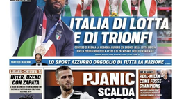 Prima Pagina, Tuttosport: “Pjanic scalda Barcellona-Juventus. Inter, Dzeko con Zapata”