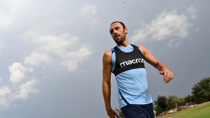 ROME, ITALY - AUGUST 24: Vedat Muriqi of SS lazio player during the traininig session at the Formello sport centre on August 24, 2021 in Rome, Italy. (Photo by Marco Rosi - SS Lazio/Getty Images) 