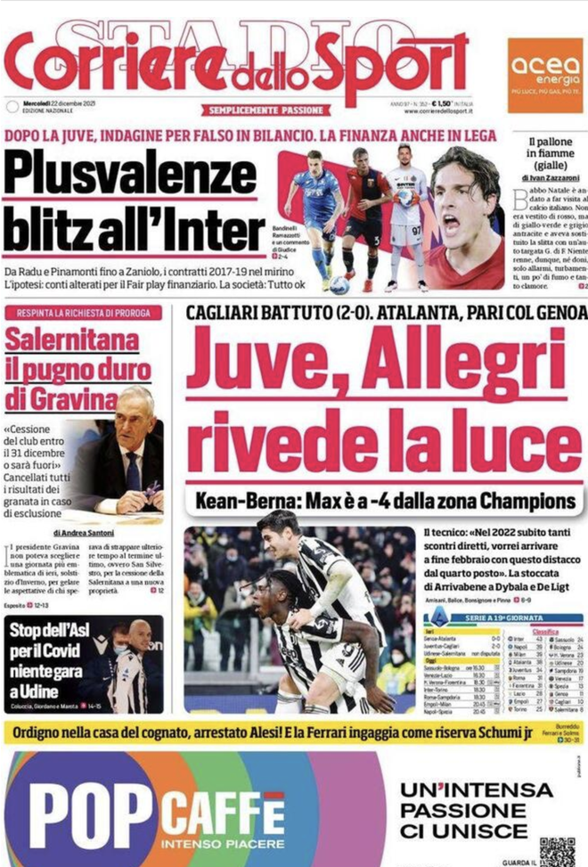 prima pagina