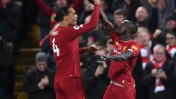 Liverpool-Manchester United 4-0, tridente d’oro per Klopp: Reds ora in testa a +2