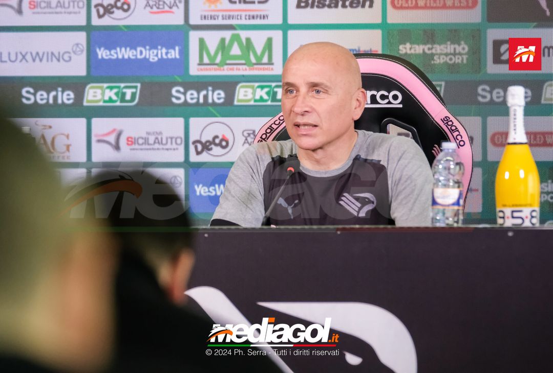 FOTO PALERMO, verso la Cremonese: Eugenio Corini in conferenza stampa (GALLERY) - immagine 5