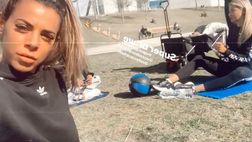 VIDEO/ Inter wags, attività fisica all’aperto in City Life a Milano