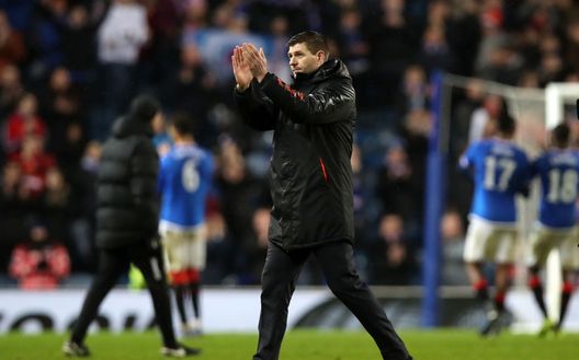 GLASGOW, SCOTLAND - DECEMBER 12: Steven Gerrard, Manager of Rangers FC acknowledges the fans following the UEFA Europa League group G match between Rangers FC and BSC Young Boys at Ibrox Stadium on December 12, 2019 in Glasgow, United Kingdom. (Photo by Ian MacNicol/Getty Images) GLASGOW, SCOTLAND - DECEMBER 12: Steven Gerrard, Manager of Rangers FC acknowledges the fans following the UEFA Europa League group G match between Rangers FC and BSC Young Boys at Ibrox Stadium on December 12, 2019 in Glasgow, United Kingdom. (Photo by Ian MacNicol/Getty Images)