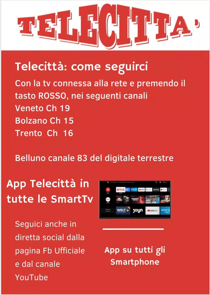 Nuova stagione 2022/23: scarica l’app Telecittà per vedere le nostre trasmissioni anche in tv- immagine 2